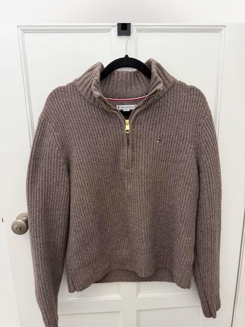 tommy hilfiger 1/4 zip sweater